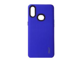 TPU MOTOMO TEXTURA MOD57E  A8 plus azul francia