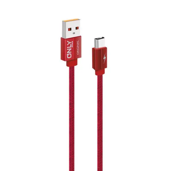 CABLE USB MOD 42 - V8 3,1 AMPER - ROJO