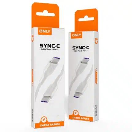 CABLE TIPO C A TIPO C MODO-141 SYNC-C - ONLY - BLANCO