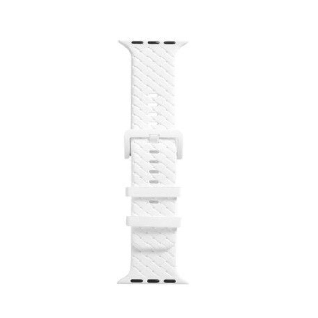 MALLA RELOJ MODS-766 SILICONA TRENZADA 38 - ST - BLANCO MALLA RELOJ MODS-766 SILICONA TRENZADA 38 - ST - BLANCO - Imagen 1