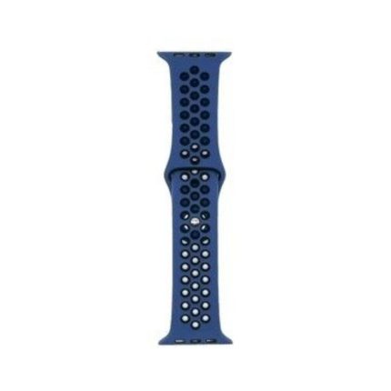 MALLA RELOJ MODS-764 SILICONA BICOLOR 38 - ST - AZUL