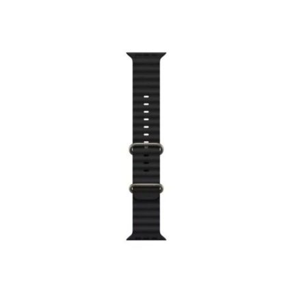 MALLA RELOJ MODS-755 SILICONA CORRUGADA 42 - ST - NEGRO