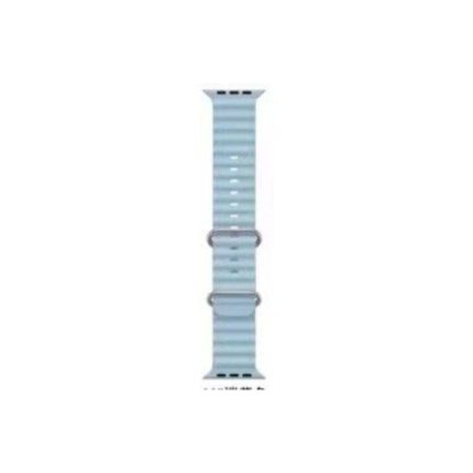 MALLA RELOJ MODS-754 SILICONA CORRUGADA 38 - ST - CELESTE