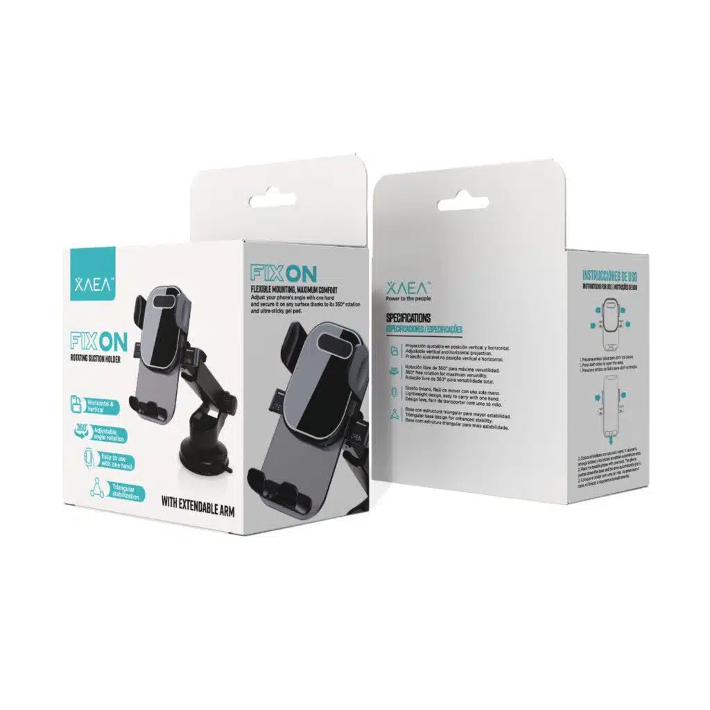 HOLDER SUCCION GIRATORIO CON BRAZO EXTENSIBLE MODX-059 FIX ON - XAEA - NEGRO HOLDER SUCCION GIRATORIO CON BRAZO EXTENSIBLE MODX-059 FIX ON - XAEA - NEGRO - Imagen 1