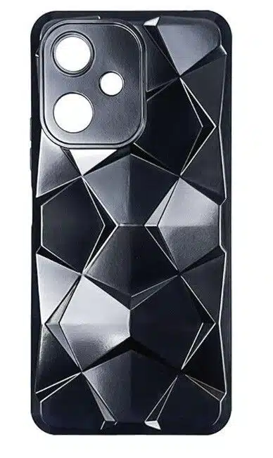 TPU MOD608 TEXTURA ROMBO - XIA REDMI NOTE 14 - YEXA - NEGRO