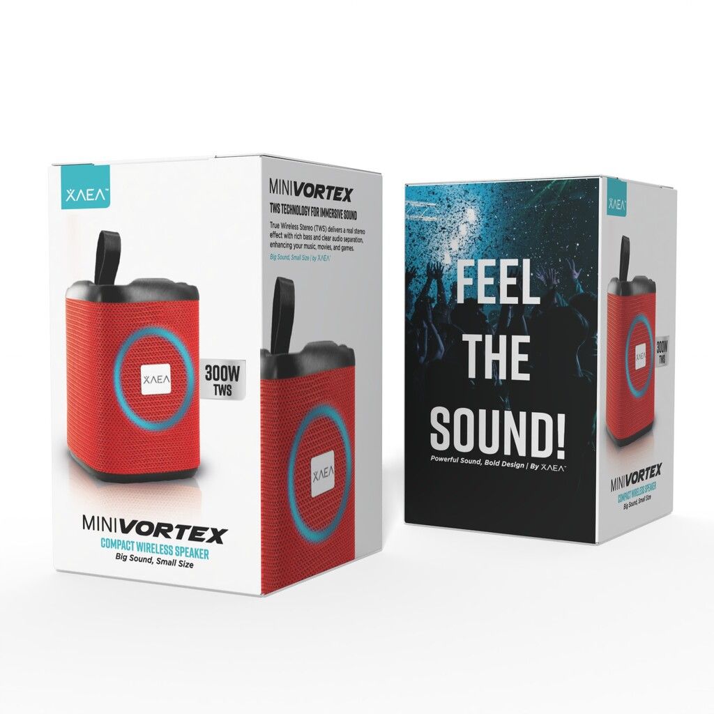 PARLANTE SMALL MODO-011 VORTEX MINI - ROJO PARLANTE SMALL MODO-011 VORTEX MINI - ROJO - Imagen 1